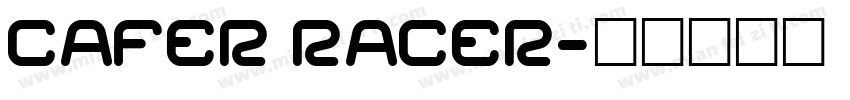 Cafer Racer字体转换